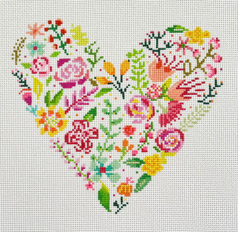 Floral Heart (Blueberry Point)