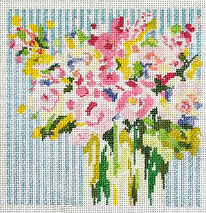 Spring Flowers (Blueberry Point)– Stitch Therapy Needleworks
