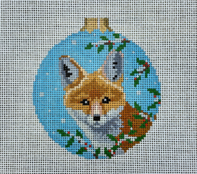 Baby Fox in Holly (Susan Roberts)