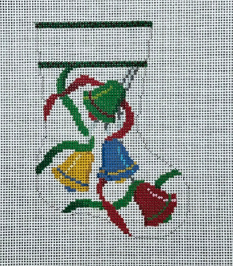 Christmas Bells Mini Stocking (Susan Roberts)