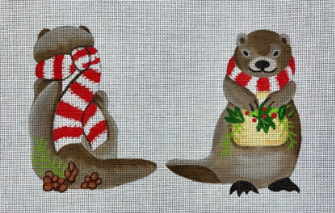 Otter with Scarf - 2 Sided (Susan Roberts)