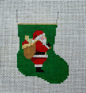 Santa Stocking Ornament (Susan Roberts)