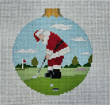 Santa Putting (Susan Roberts)