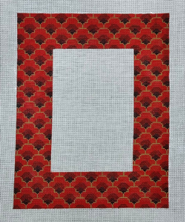 Red Scallop Frame (Susan Roberts)