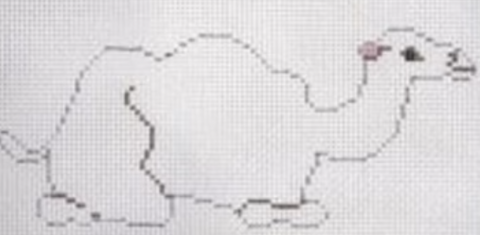 Nativity - Reclining Camel on Ecru (Petei)