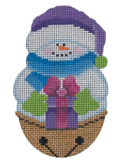 Jingle Bell Snowman/Present (Pepperberry Designs)