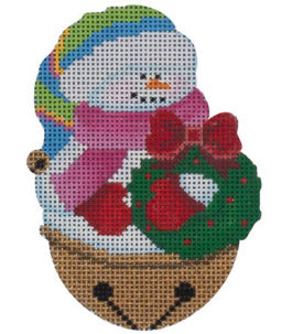 Jingle Bell Snowman/Wreath (Pepperberry Designs)