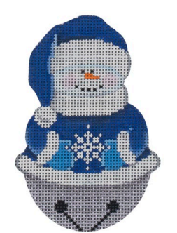 Jingle Bell Snowman/Snowflake (Pepperberry Designs)