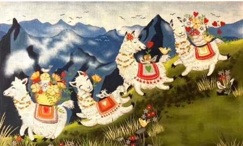 Frolicking Llamas (Love You More)