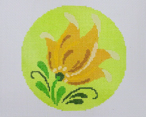 Rosemaling Flower Yellow Tulip (KCN Designers)