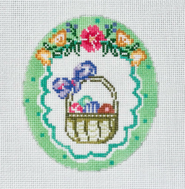 Polka Dot Easter Vignette Basket (KCN Designers)