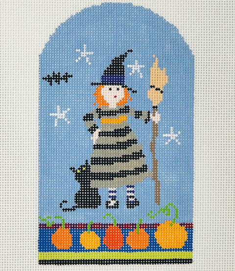 Witch w/Broom (Pippin Studio)