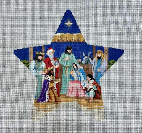 Star Nativity Tree Topper