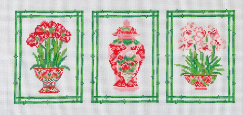 Trio of Porcelain Florals (KCN Designers)