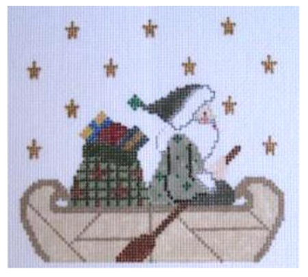 Santa in Canoe (Petei)