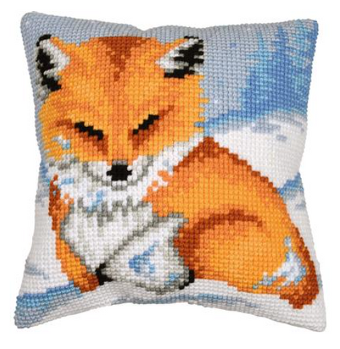 Little Fox Cushion (Vervaco)