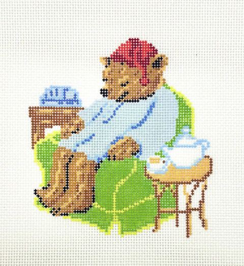Sleepy Tea Bear (Stitchtent)