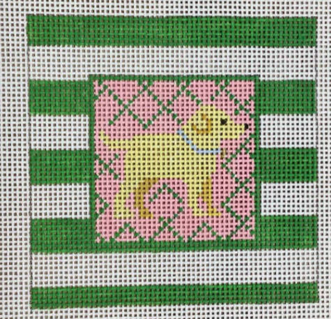 Golden Retriever Striped Square (KCN Designers)