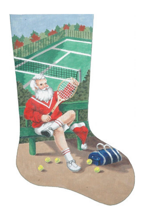 Santa Tennis Stocking