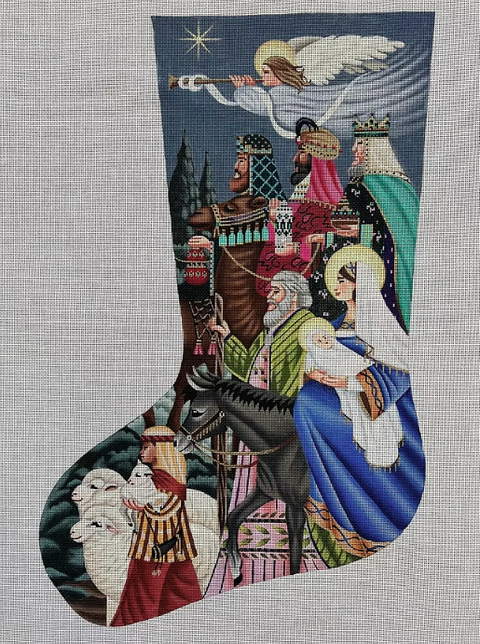 Nativity II Stocking/Left Facing - 18M (Tapestry Tent)