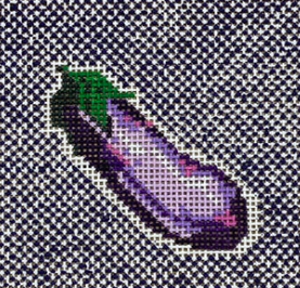 Eggplant on Blue (KCN Designers)