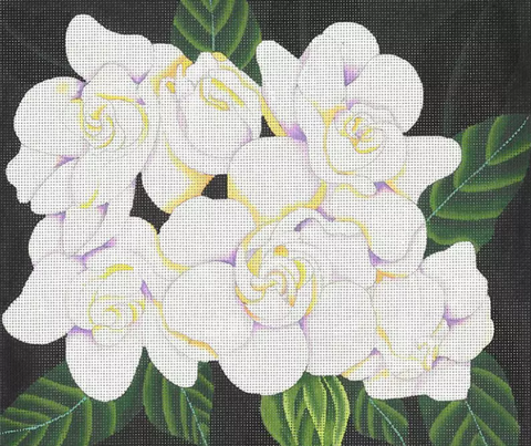 Giant Jungle Gardenias (Dedes Needleworks)