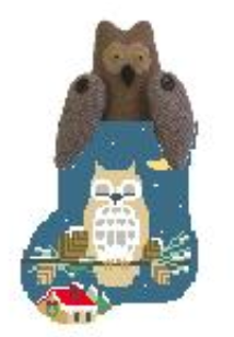 Horned Owl w/Owl (Kathy Schenkel)