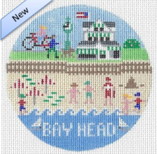 Bay Head, NJ Round (Doolittle Stitchery)