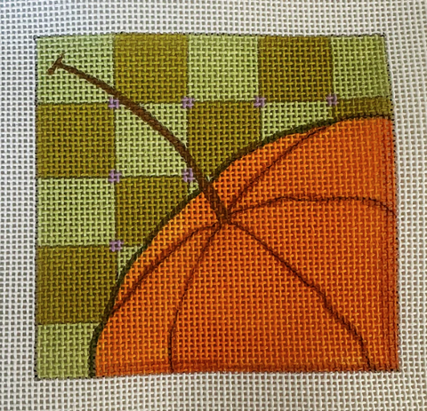 Tiny Side Pumpkin (Ditto Needlepoint Works)