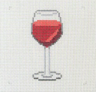Glass of Red Wine (Morgan Julia Designs)