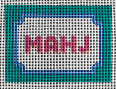 Bracket Frame Mahjong Insert Teal/Pink/Blues (Love MHB Studio)