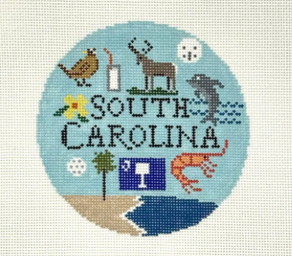 South Carolina Travel Round (Stitchtent)