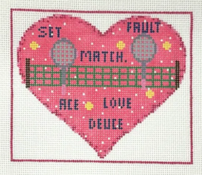Tennis Heart (Stitchtent)