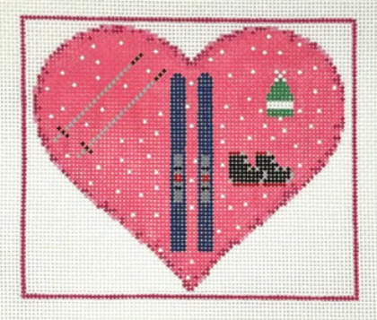 Ski Heart (Stitchtent)
