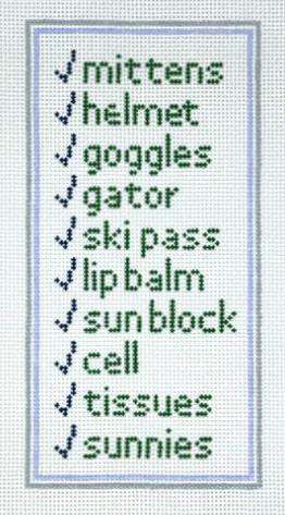 Checklist - Winter Ski (Stitchtent)