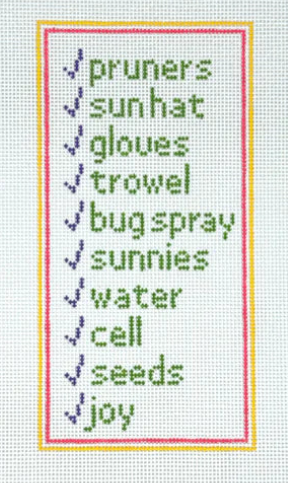 Checklist - Garden (Stitchtent)