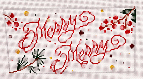 Merry Merry Purse Insert (Blueberry Point Canvas)