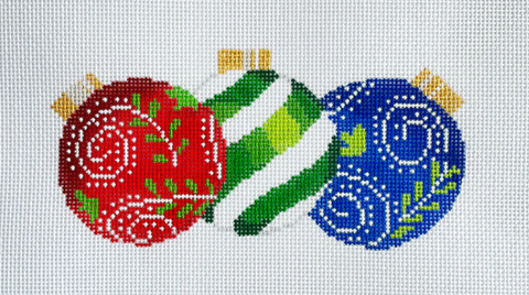 3 Ornaments (Blueberry Point Canvas)