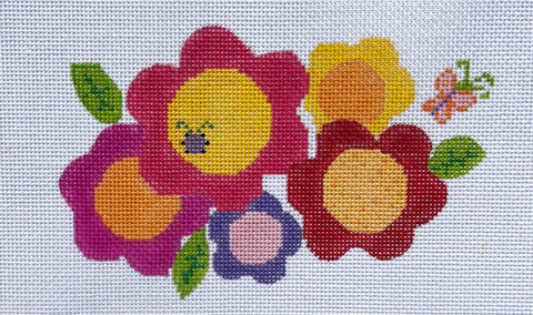 Spring Flowers (Blueberry Point Canvas)