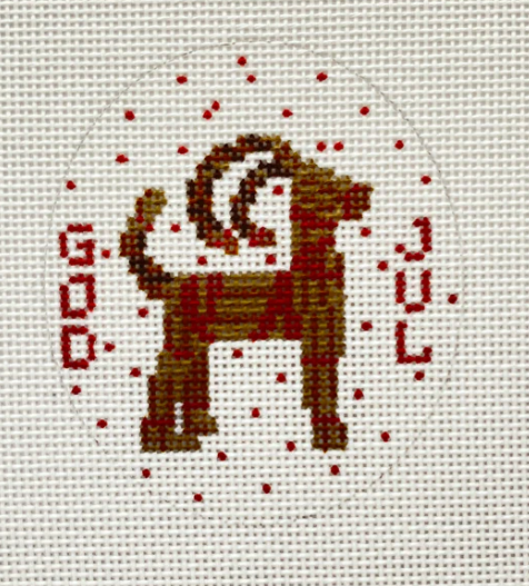 God Jul Ornament (Blueberry Point Canvas)