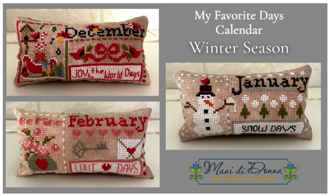 My Favorite Days Calendar Winter Season (Mani di donna)