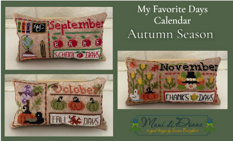 My Favorite Days Calendar Autumn Season (Mani di donna)