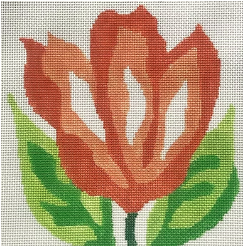 Large Simple Flower - Coral Tulip (Jean Smith)