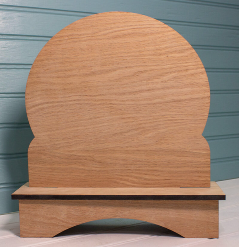 Wooden Snow Globe Backer (Cherry Blossoms)