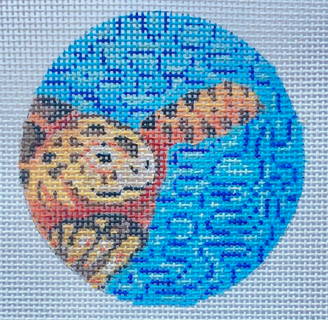 Yellow & Brown Turtle/Blue Waves (MM Designs)