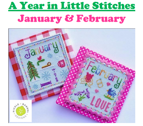 A year in Little Stitches - January/February (Pickle Barrel)