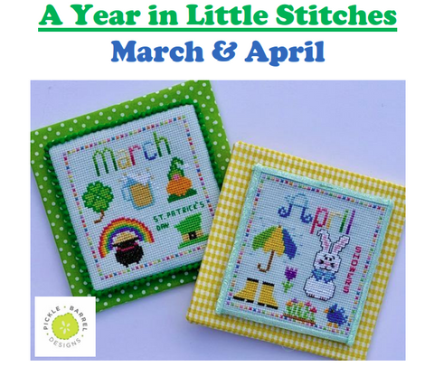 A year in Little Stitches - March/April (Pickle Barrel)