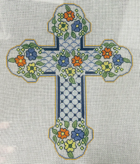 Cross Floral Italian #1 (Creative Needle)