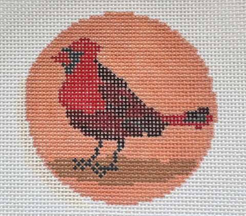 Cardinal (Three Petals Needlepoint)