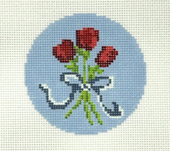 Floral Bow Round - 6 (Stitchtent)